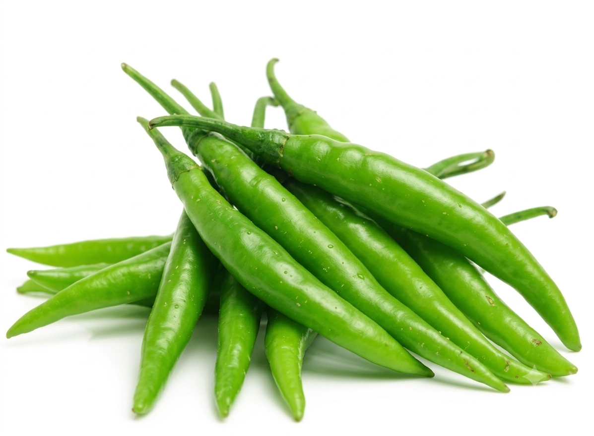Fresh Small Green Chili (Hari Mirch Malir)- (200g)