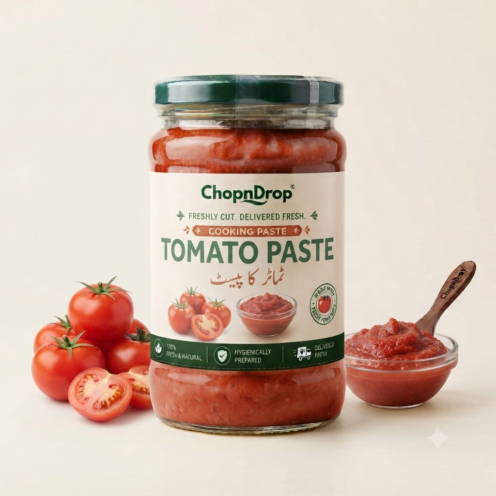 ChopnDrop Premium Tomato Paste – Fresh Cooking Paste | 300g