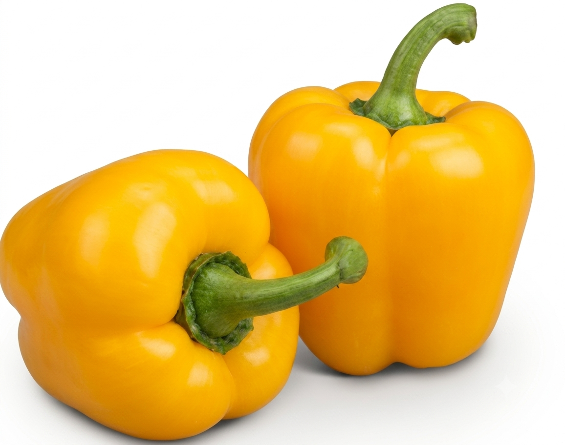 Premium Fresh Yellow Bell Pepper (Yellow Capsicum)- 1 PC