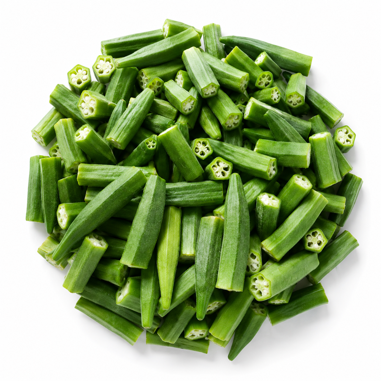 Fresh large Cut Lady Finger (Bhindi) – Ready to Cook (500g)